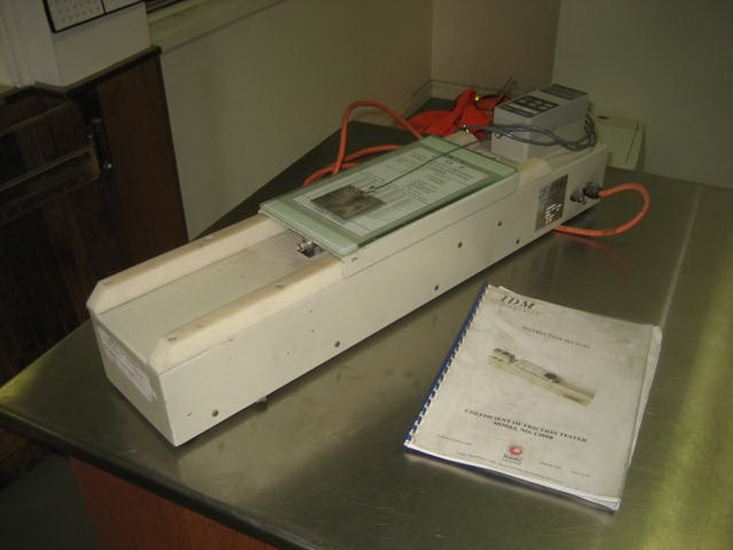 Picture of Coefficient Friction Tester