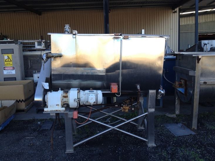 Picture of 1500L SS Jacketed Paddle Mixer
