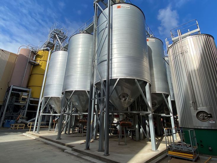 Picture of Grain storage silos