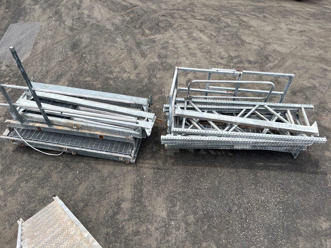 Steel Platform With Stairs